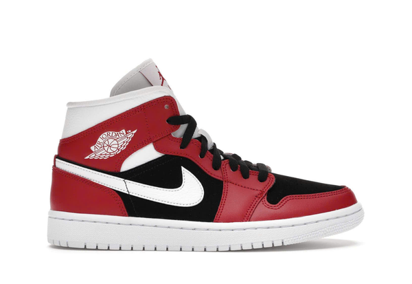  Air Jordan 1 Mid Women Gym Red/Black (Women's) 