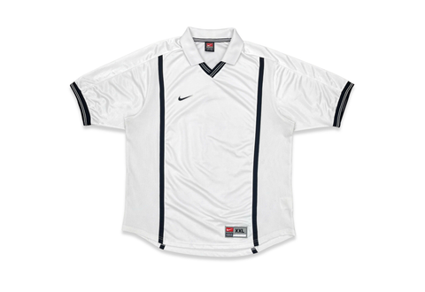  Vintage 90s Nike Sporty Blockcore Glossy Football Jersey 