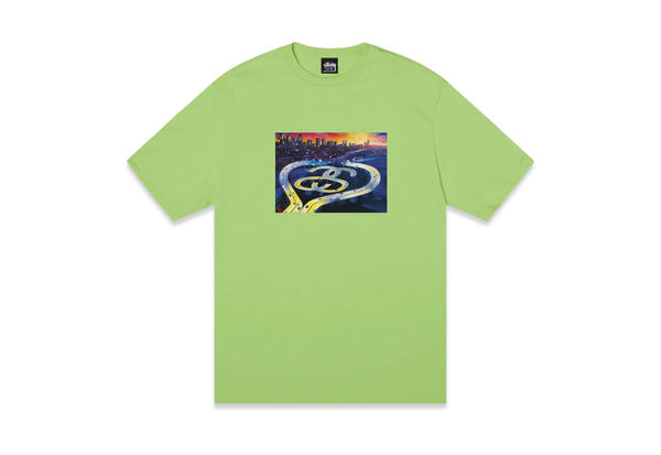  Stussy Highway Black Tee Tea 