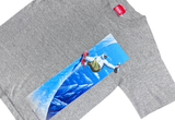  Vintage 90s Coca Cola Polar Bear Snowboard Tee Grey 