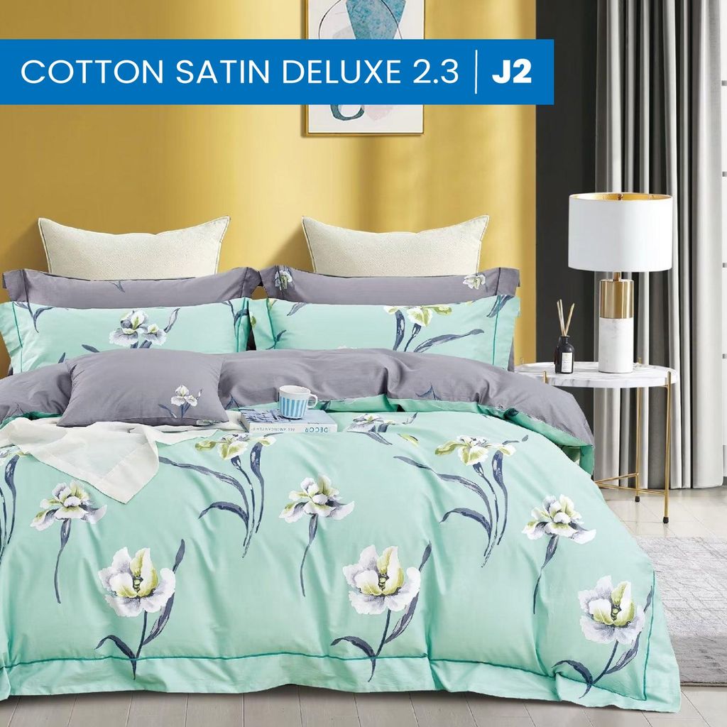  Vỏ Gối Lẻ Cotton Satin Deluxe 2 