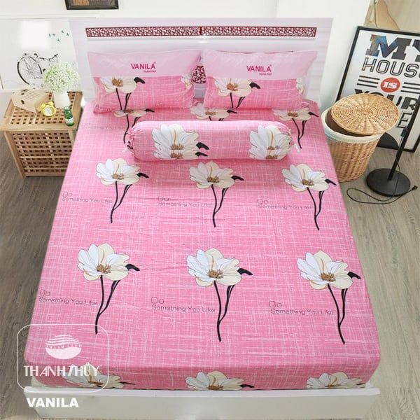  Bộ Ga Bọc Cotton Vanila (Vỏ Gối Lót Gòn) 386 