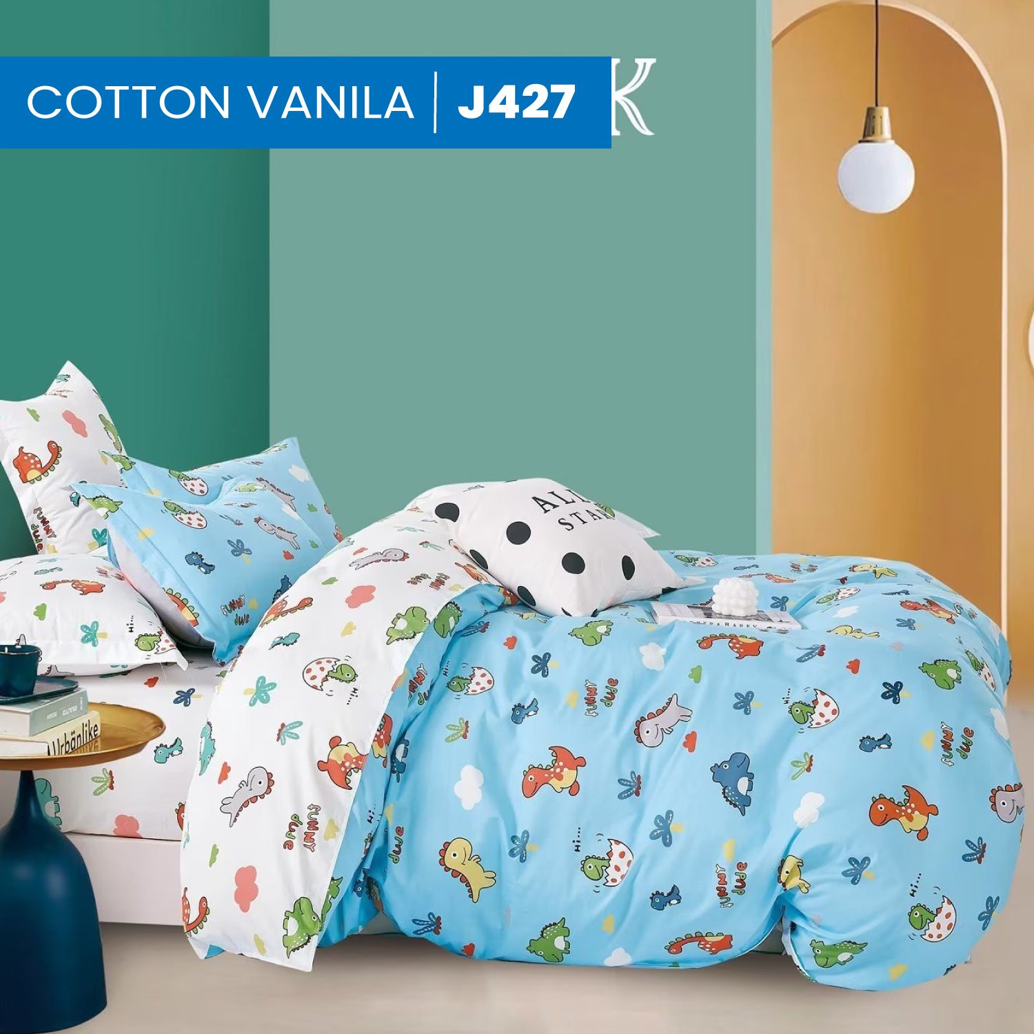  Vỏ Gối Lẻ Cotton Vanila 427 