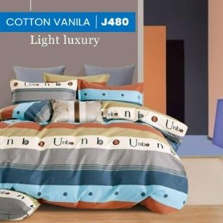  Bộ Ga Bọc Cotton Vanila (Vỏ Gối Lót Gòn) 480 