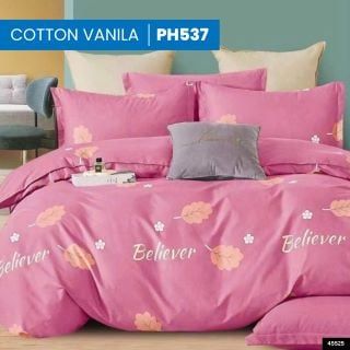  Bộ Ga Bọc Cotton Vanila (Vỏ Gối Lót Gòn) 537 