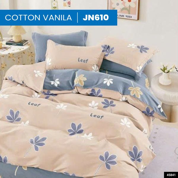  Bộ Ga Bọc Cotton Vanila (Vỏ Gối Không Lót Gòn) 610 