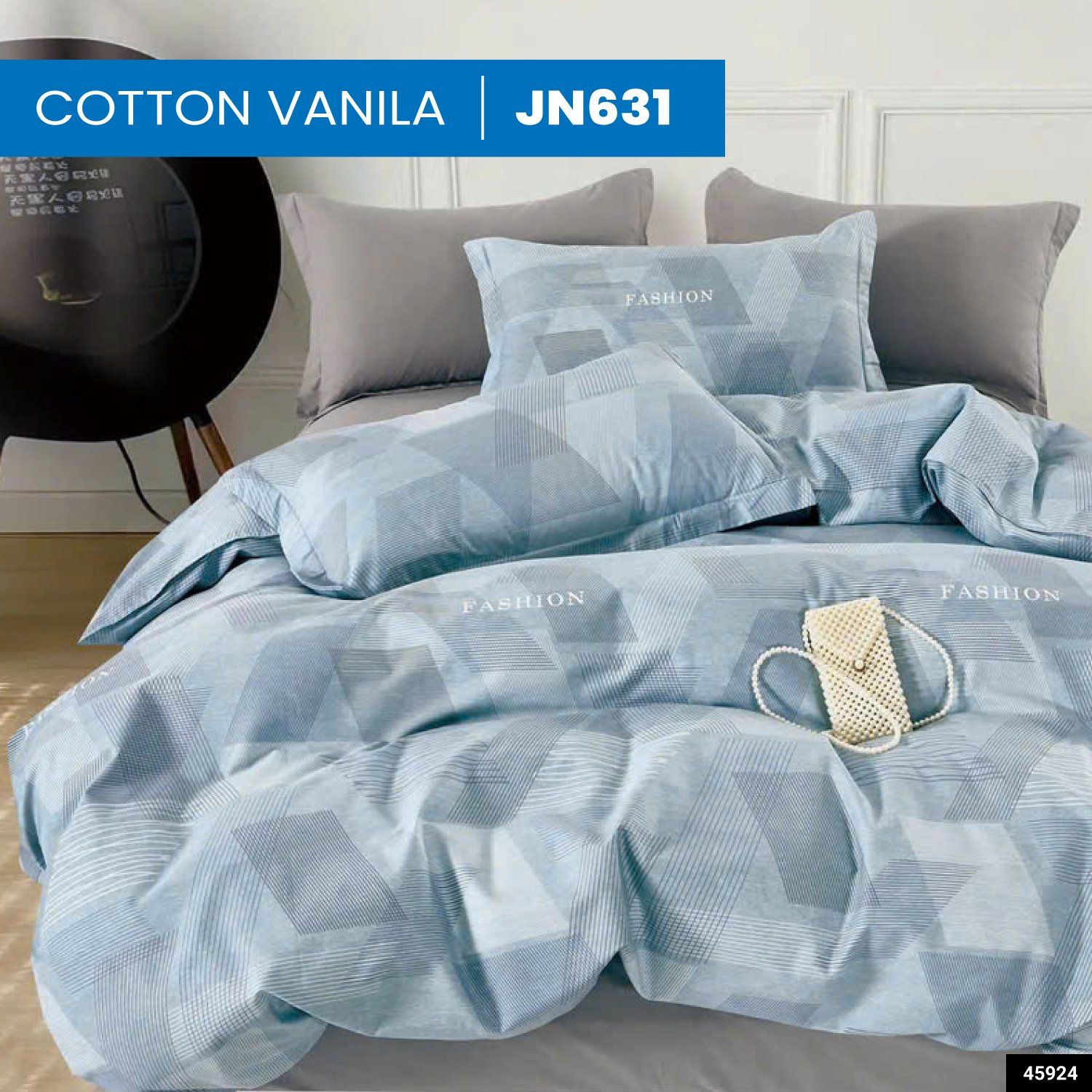  Bộ Ga Bọc Cotton Vanila (Vỏ Gối Lót Gòn) 631 