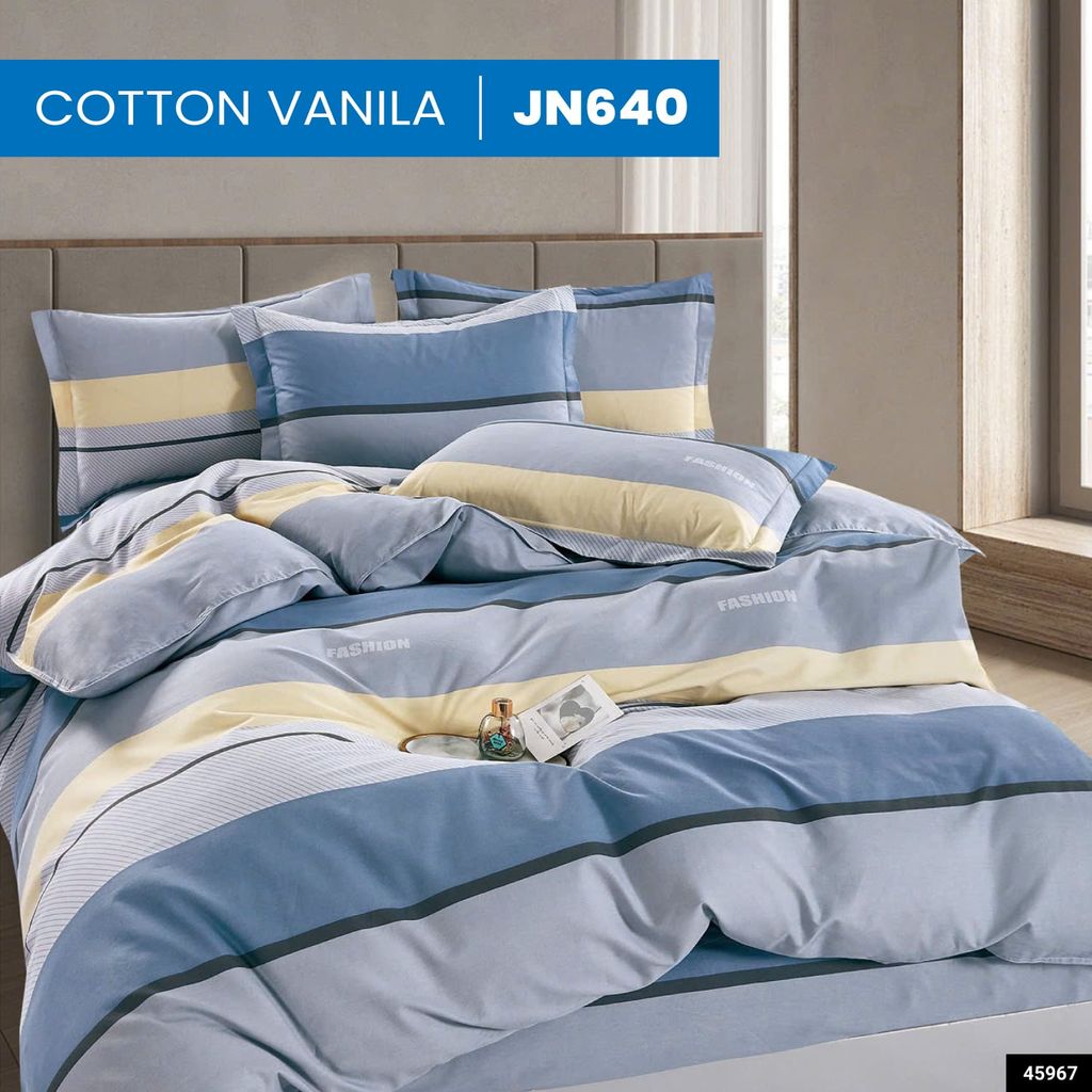  Bộ Ga Bọc Cotton Vanila (Vỏ Gối Lót Gòn) 640 