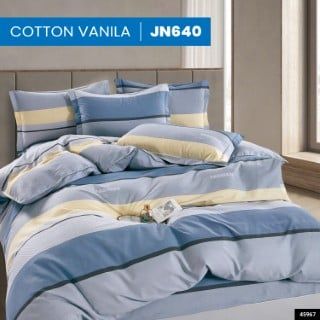  Bộ Ga Bọc Cotton Vanila (Vỏ Gối Không Lót Gòn) 640 