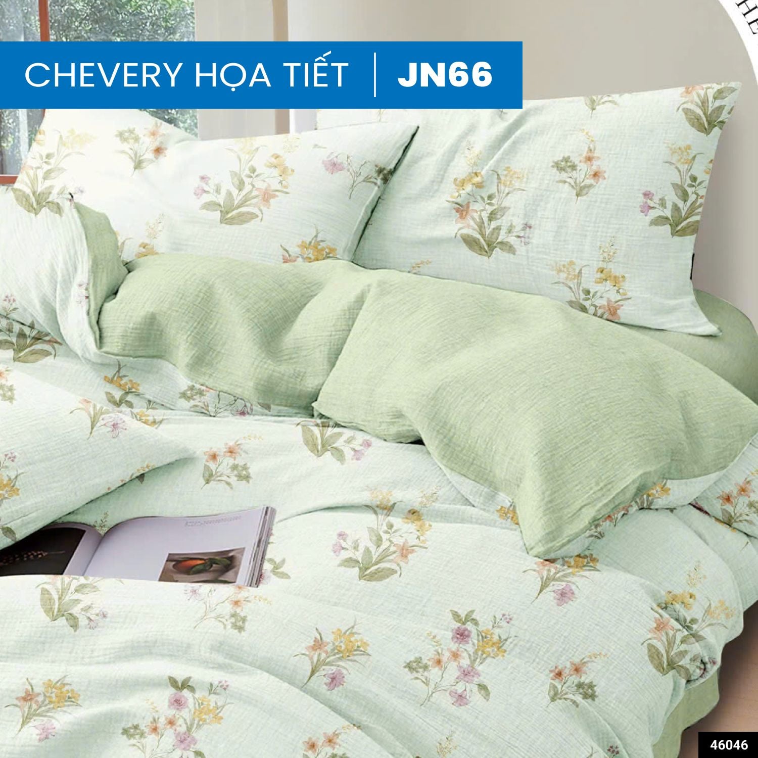  Ga Bọc Microfiber Chevery Họa Tiết 66 