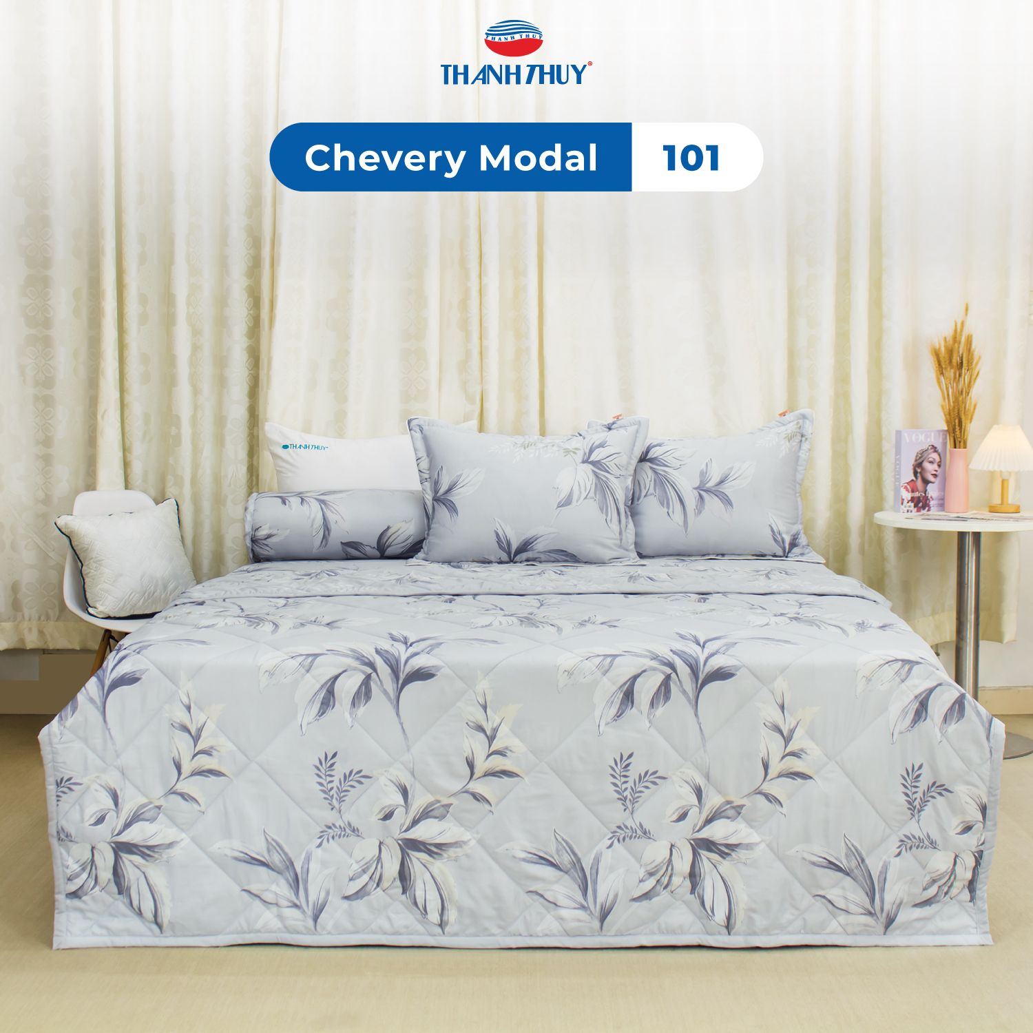 Vỏ Gối Lẻ Lụa Chevery Modal 101 