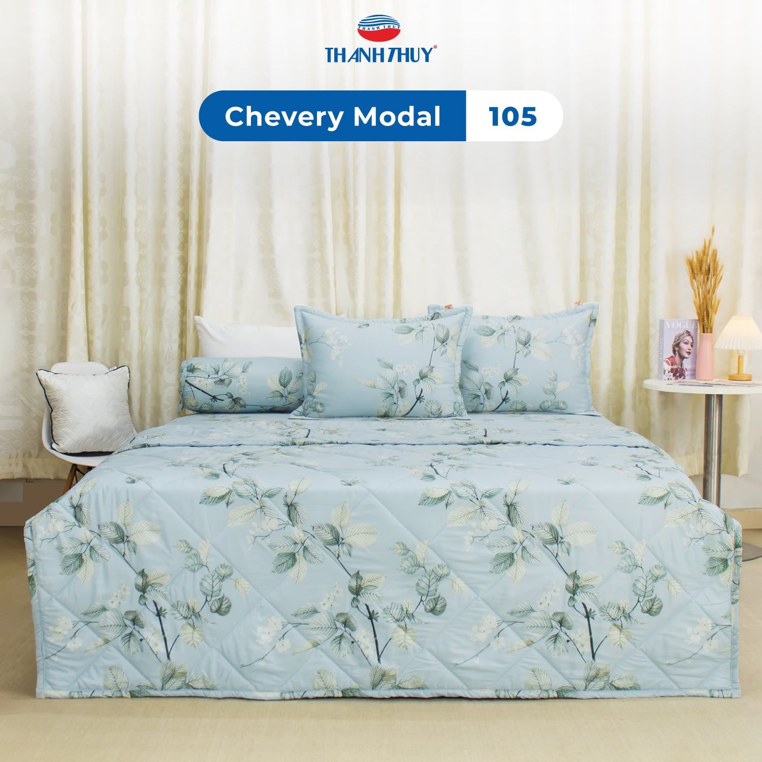  Vỏ Gối Lẻ Lụa Chevery Modal 105 