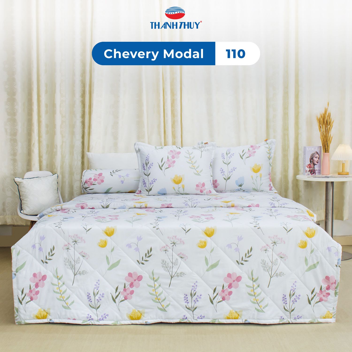  Bộ Ga Bọc Lụa Chevery Modal 110 