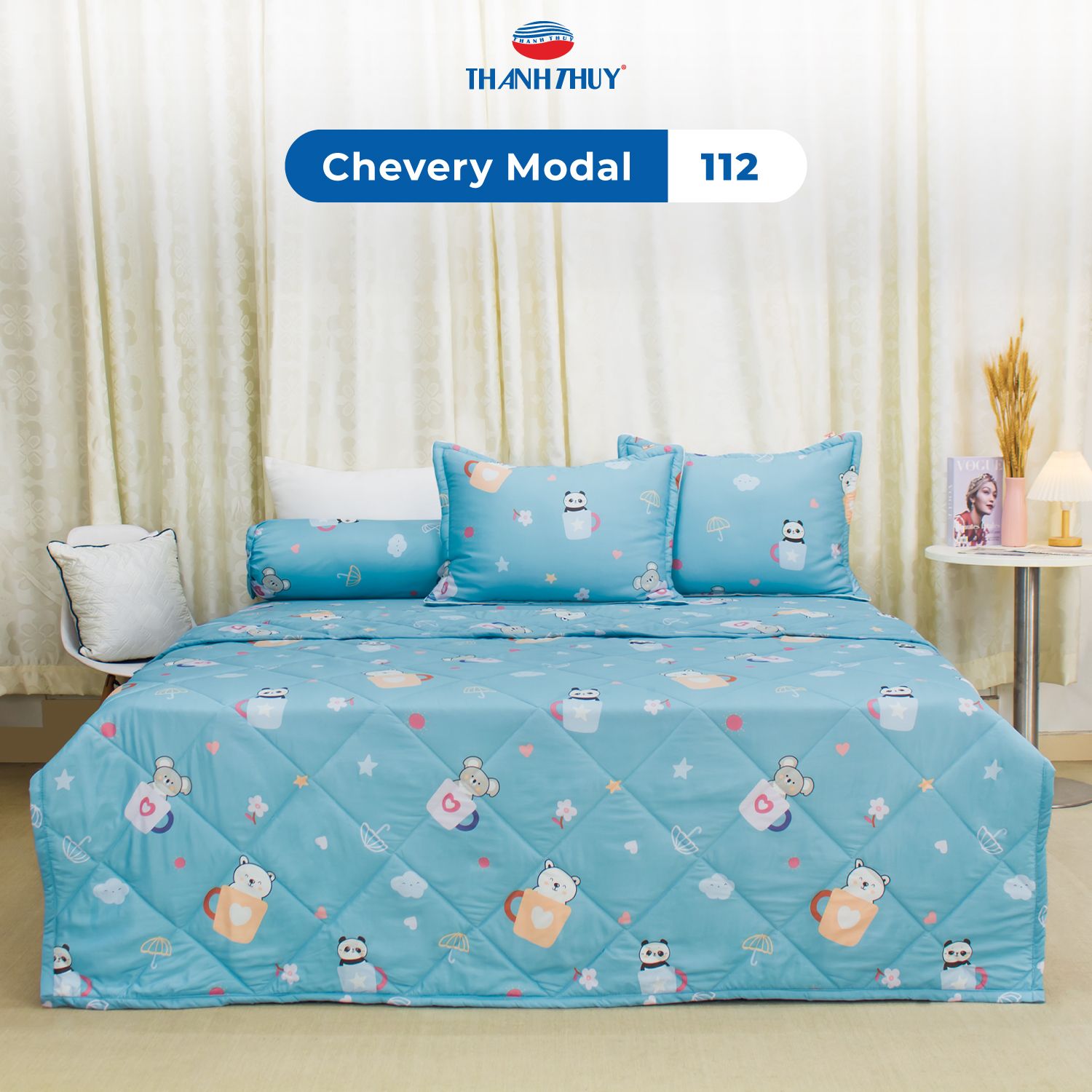  Vỏ Gối Lẻ Lụa Chevery Modal 112 