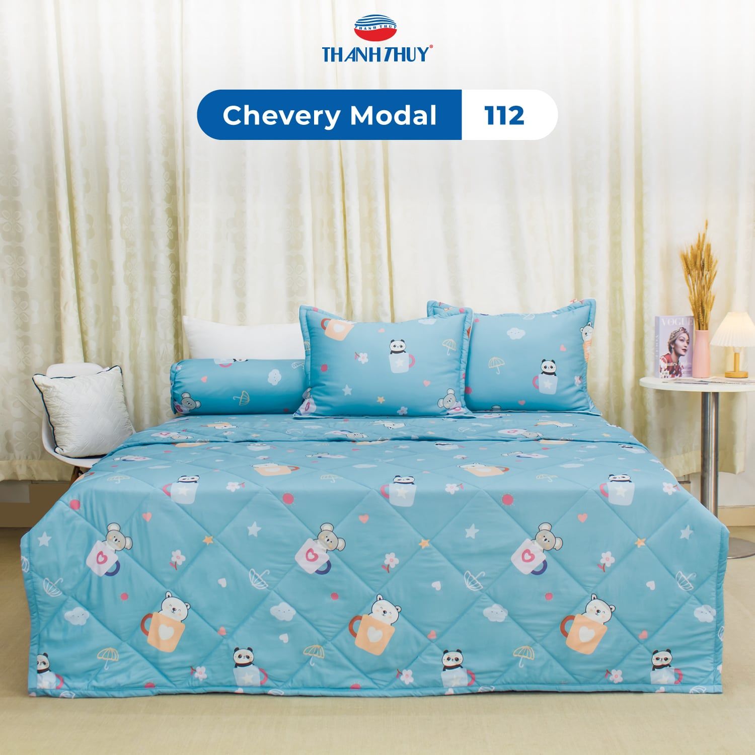  Bộ Ga Bọc Lụa Chevery Modal 112 