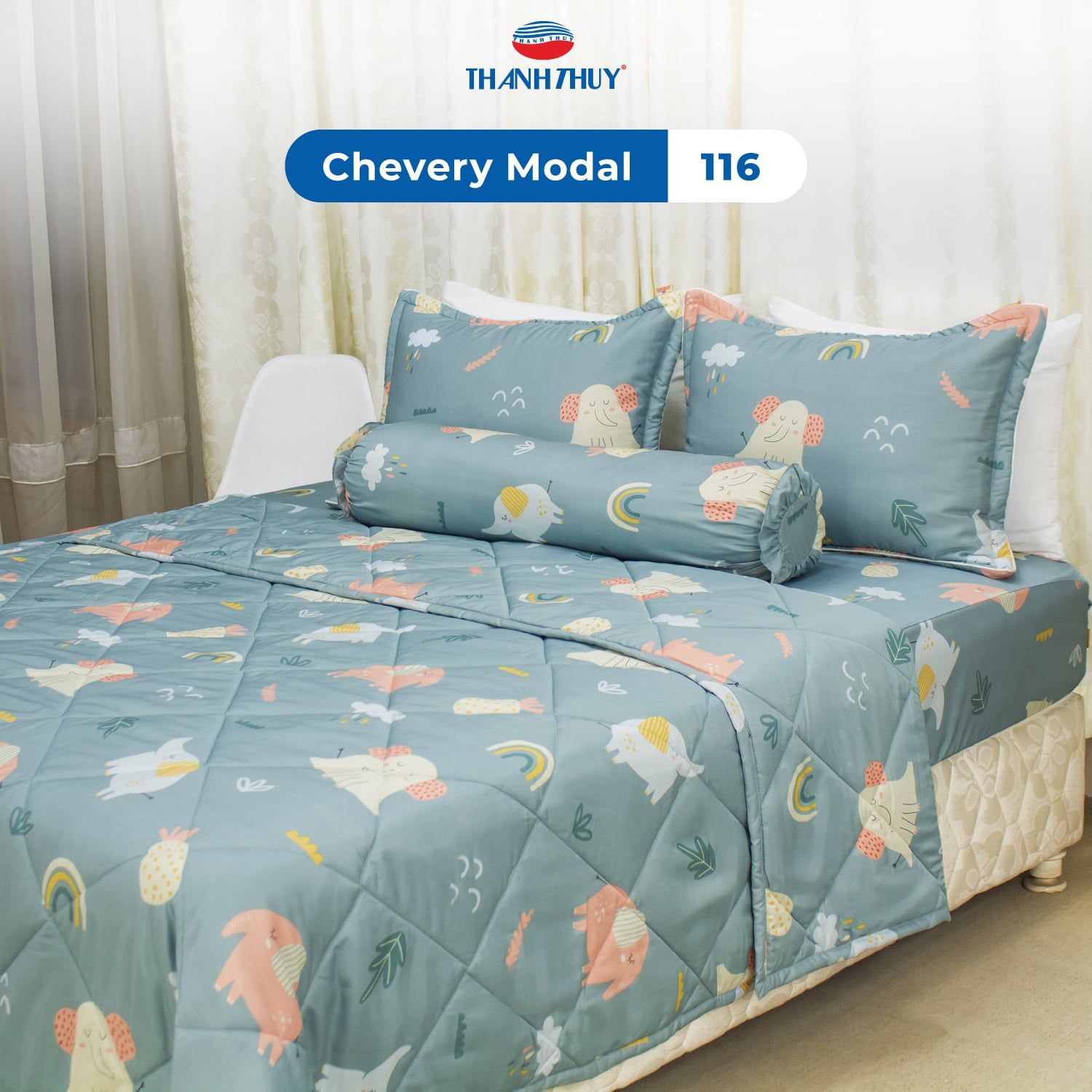  Chăn Lẻ Lụa Chevery Modal 116 