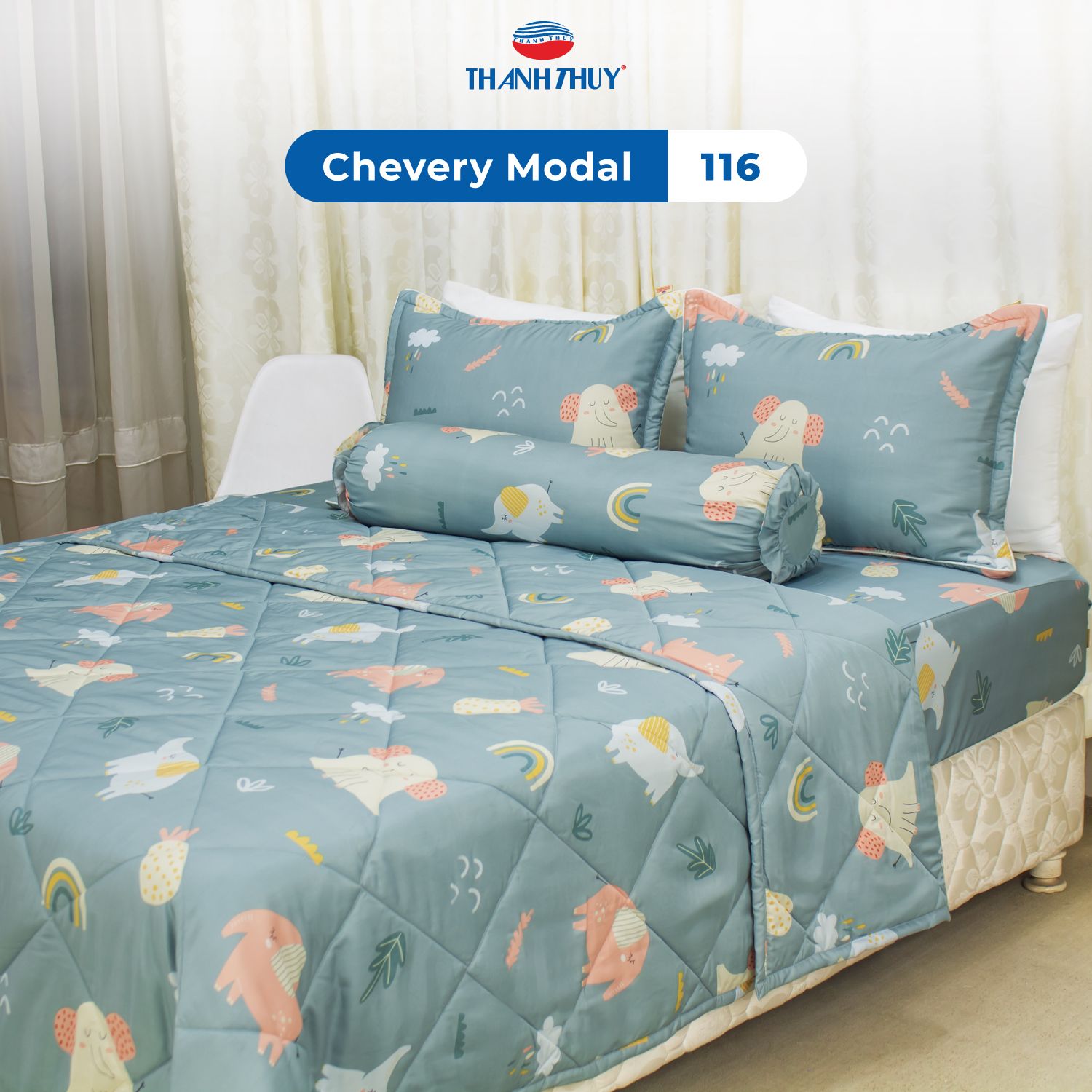  Bộ Ga Bọc Lụa Chevery Modal 116 