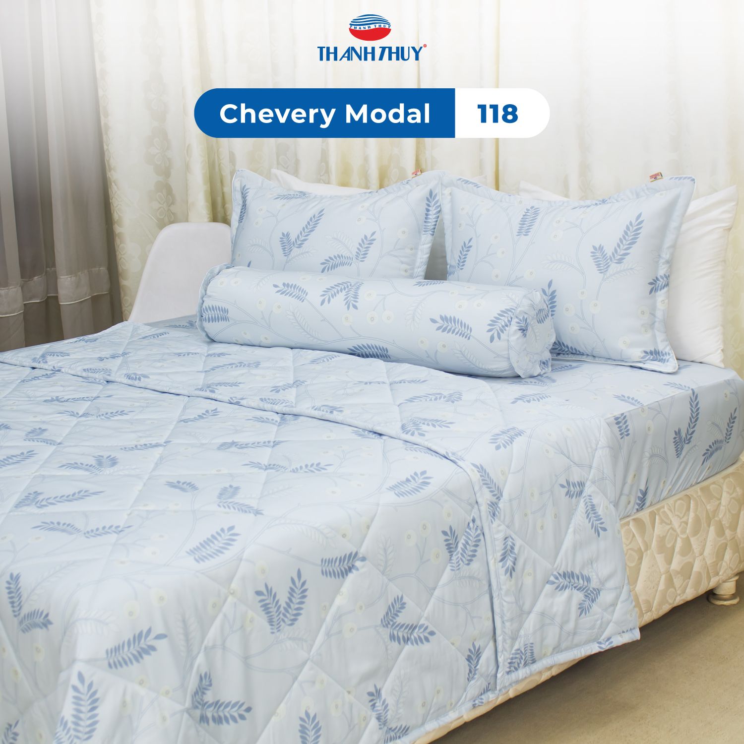  Bộ Ga Bọc Lụa Chevery Modal 118 