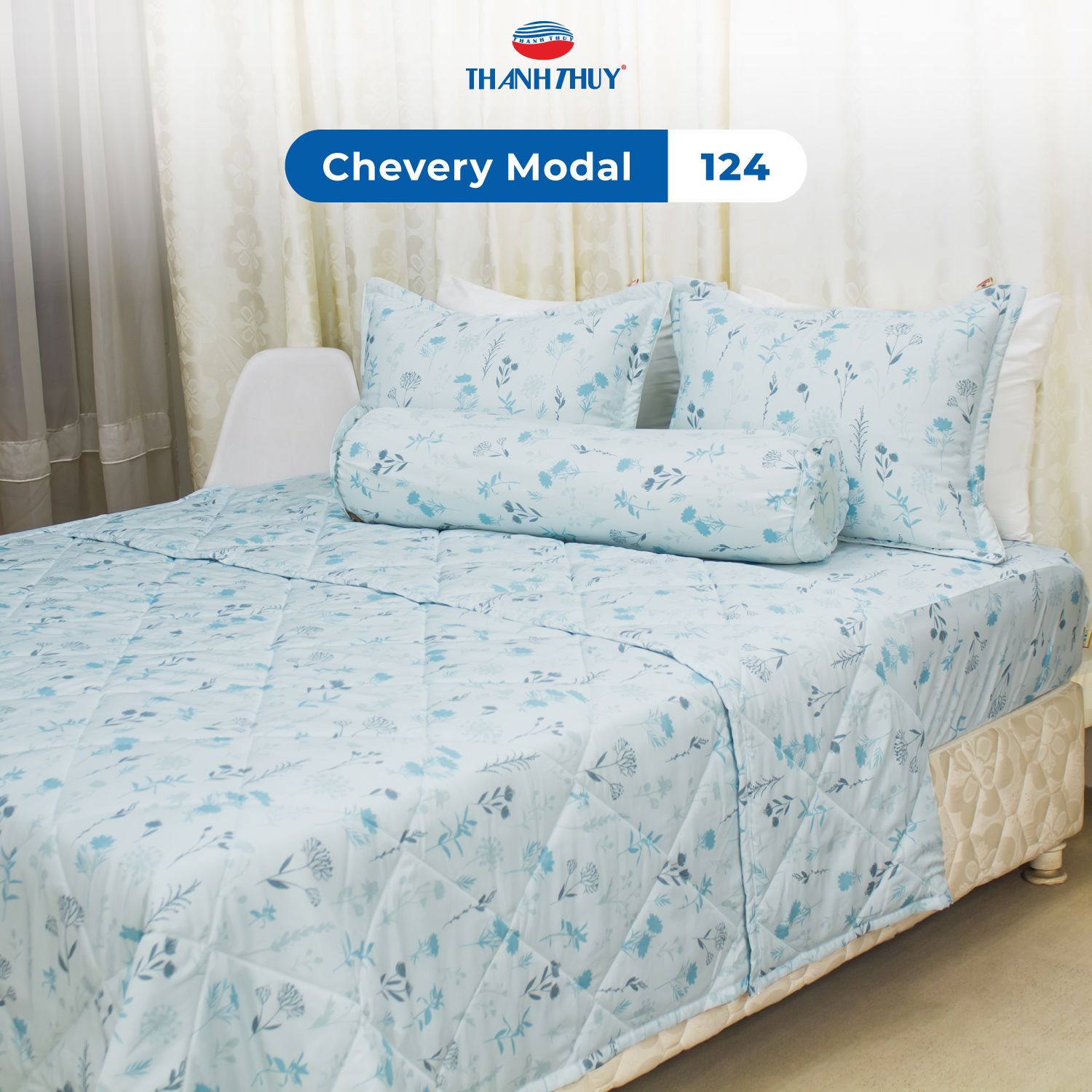  Bộ Ga Bọc Lụa Chevery Modal 124 