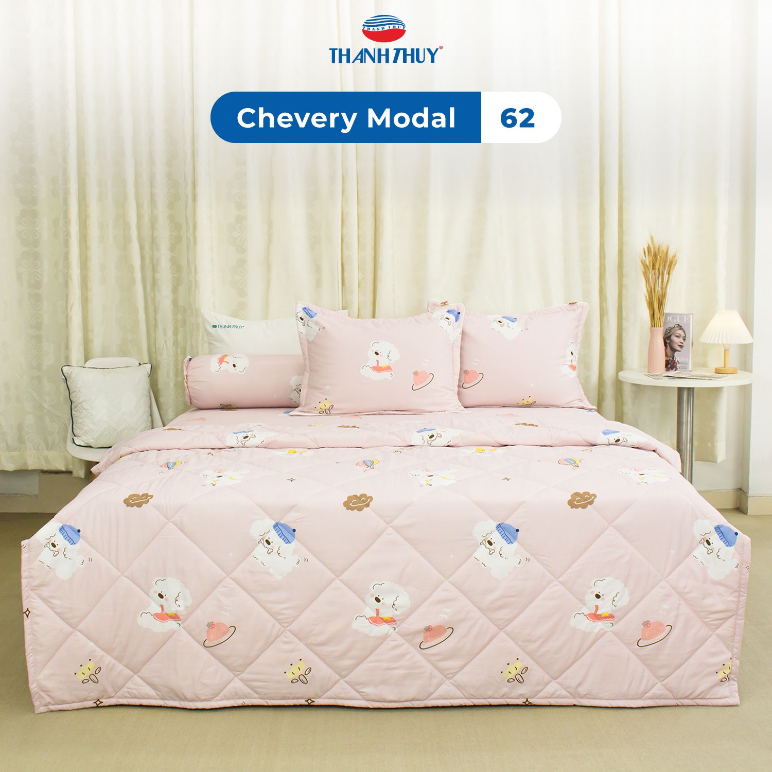  Bộ Ga Bọc Lụa Chevery Modal 62 