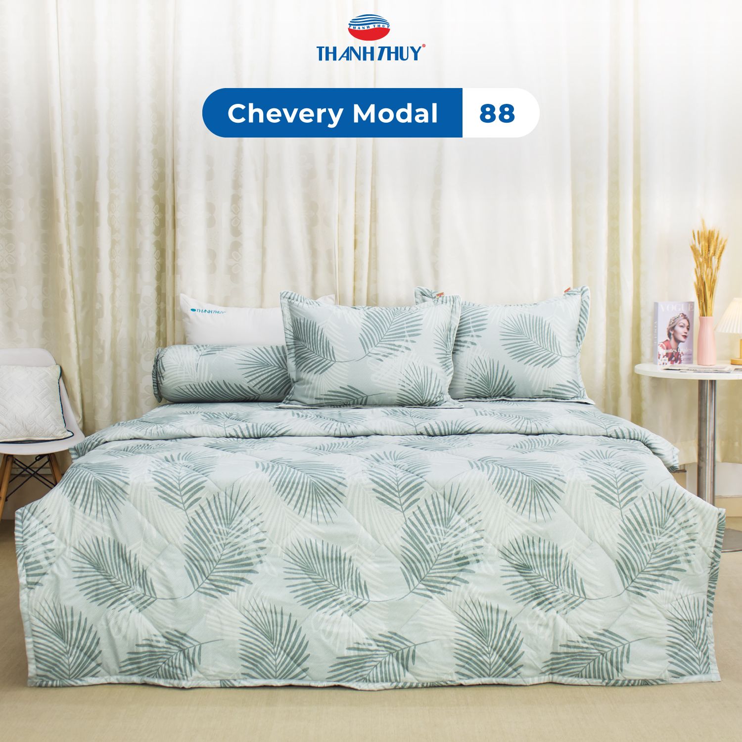  Vỏ Gối Lẻ Lụa Chevery Modal 88 