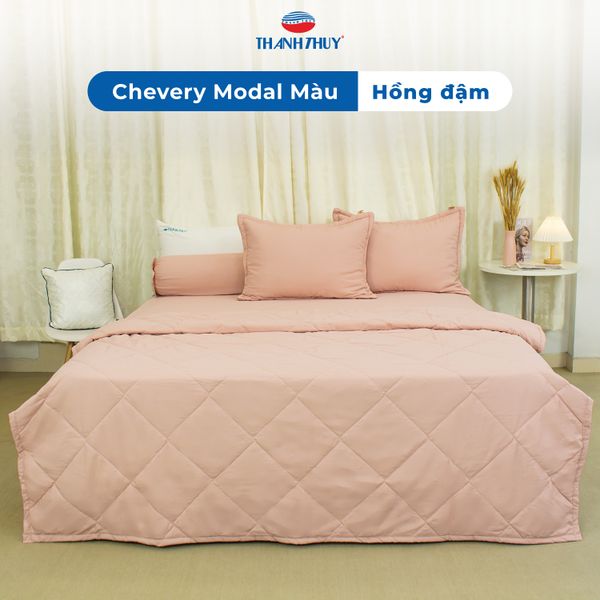  Vỏ Gối Lẻ Lụa Chevery Modal Màu Hồng Đậm (69) 
