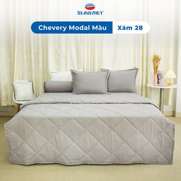  Bộ Ga Bọc Lụa Chevery Modal Màu Xám (28) 