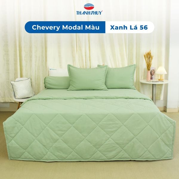  Chăn Lẻ Lụa Chevery Modal Màu Xanh Lá (56) 