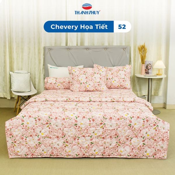  Bộ Ga Bọc Microfiber Chevery Họa Tiết 52 