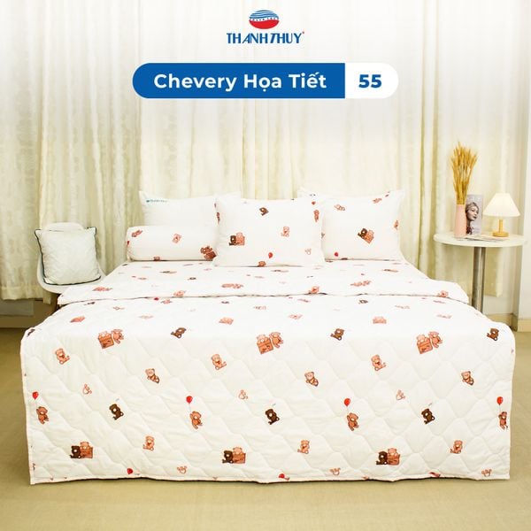  Vỏ Gối Lẻ Microfiber Chevery Họa Tiết 55 