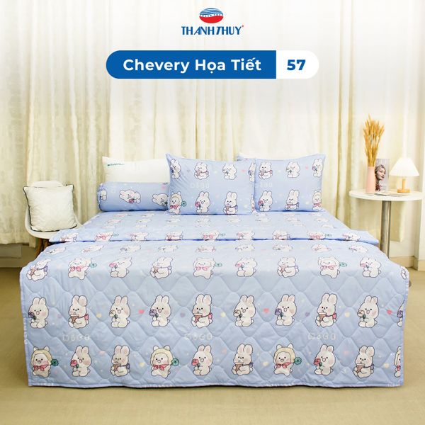  Chăn Lẻ Microfiber Chevery Họa Tiết 57 