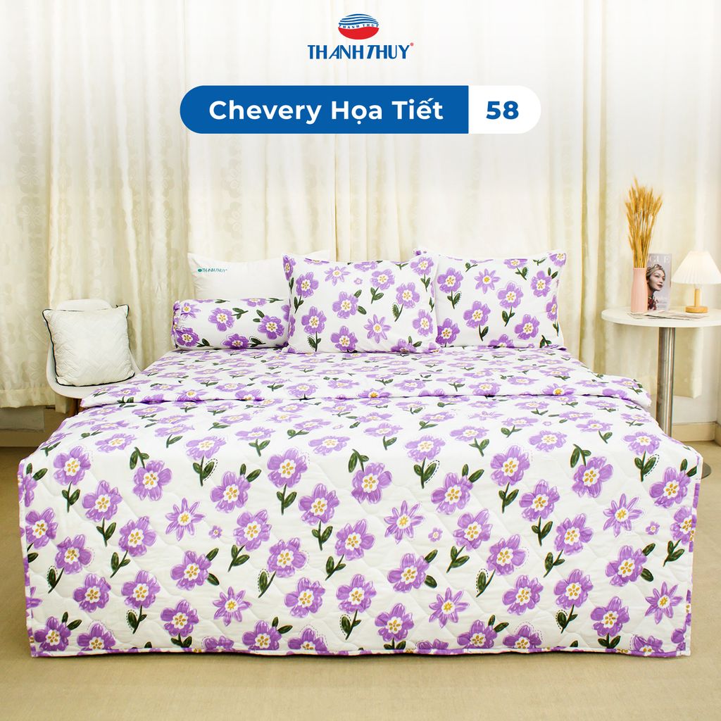  Vỏ Gối Lẻ Microfiber Chevery Họa Tiết 58 