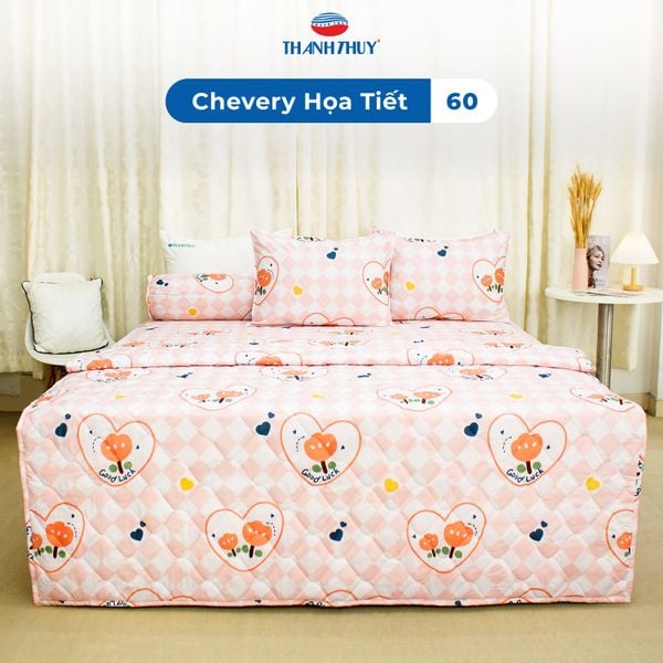  Vỏ Gối Lẻ Microfiber Chevery Họa Tiết 60 