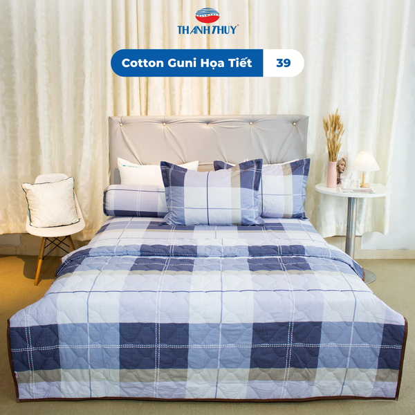  Bộ Ga Bọc Cotton Guni Họa Tiết 39 