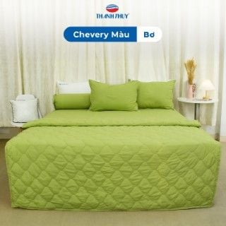  Chăn Lẻ Microfiber Chevery Màu Bơ (8) 