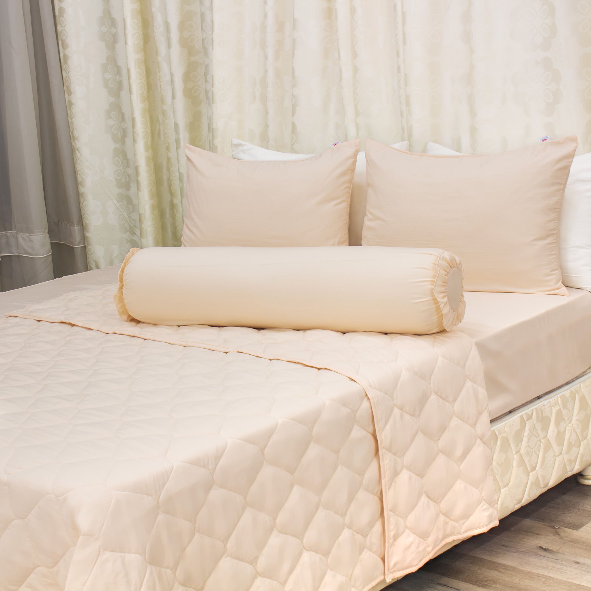  Ga Bọc Microfiber Chevery Màu Be (35) 