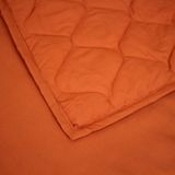  Chăn Lẻ Microfiber Chevery Màu Cam Đậm (1) 
