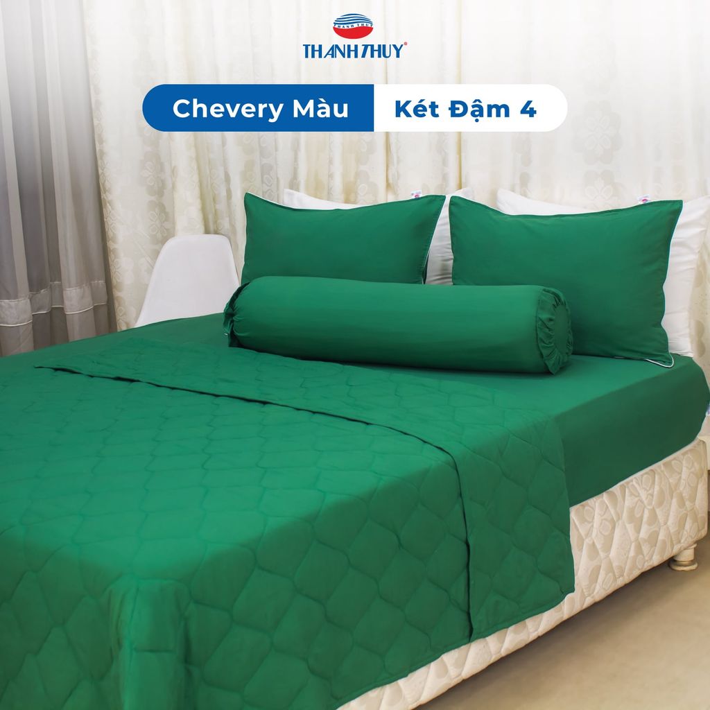  Bộ Ga Bọc Microfiber Chevery Màu Két Đậm (4) 