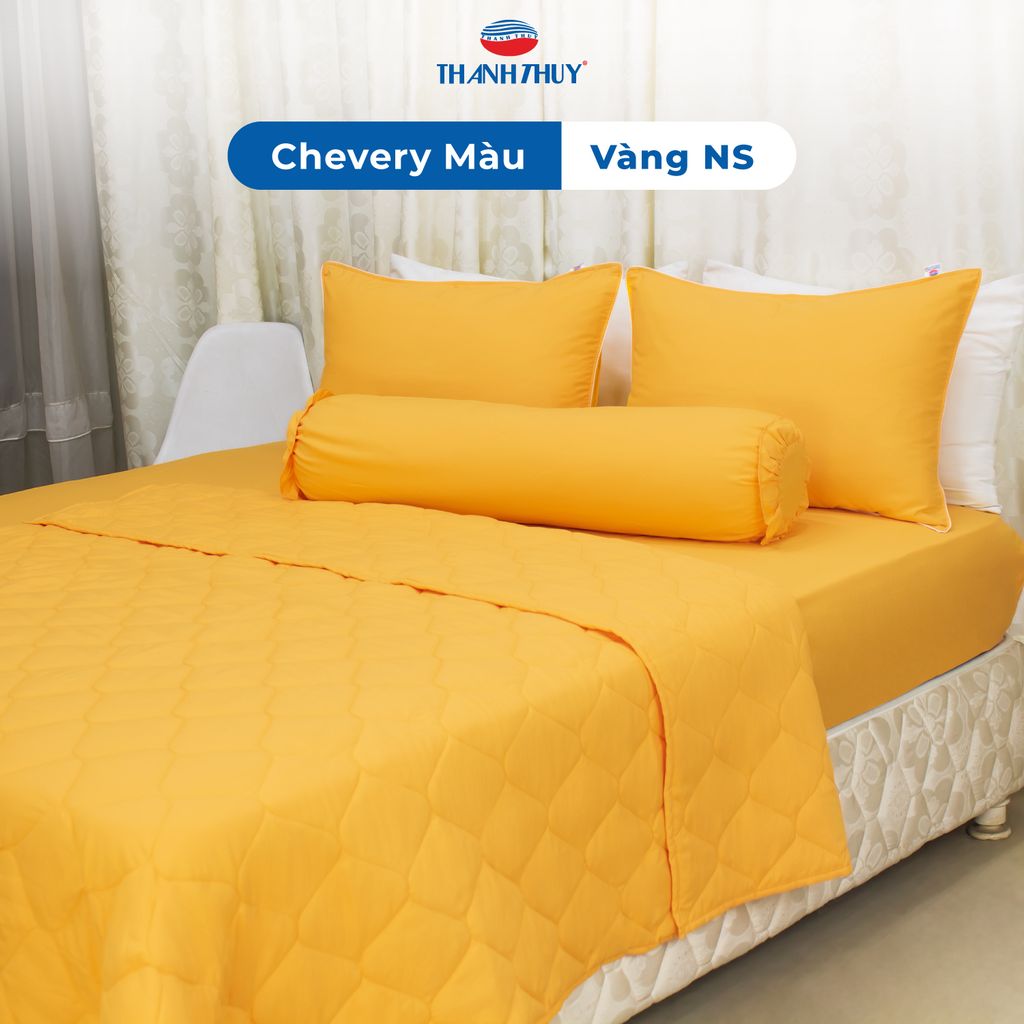  Vỏ Gối Lẻ Microfiber Chevery Màu Vàng (NS) 