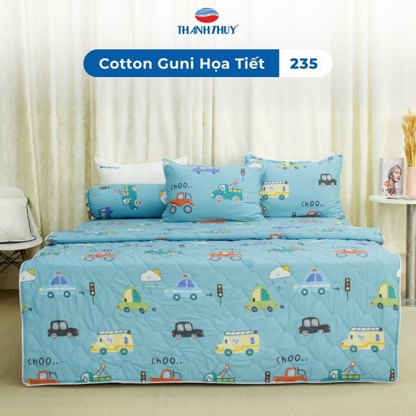  Bộ Ga Bọc Cotton Guni Họa Tiết 235 