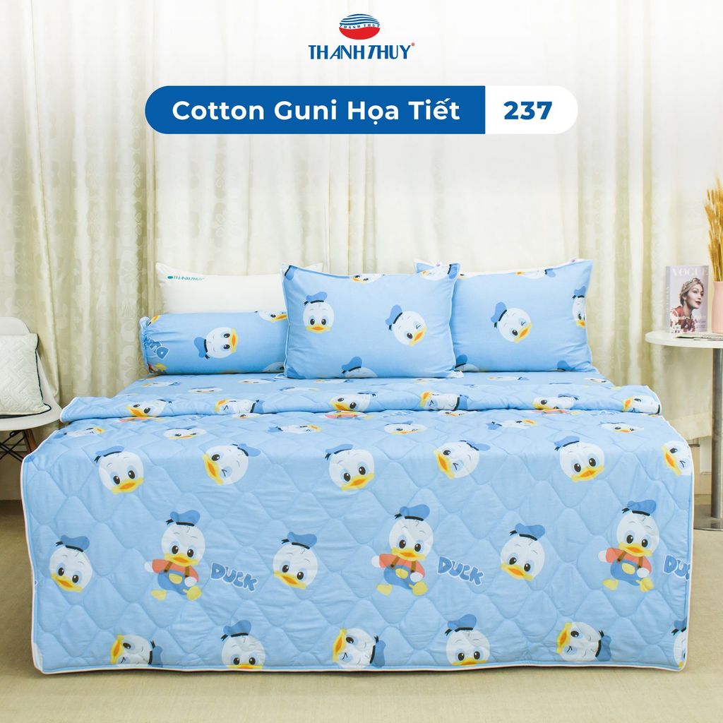  Bộ Ga Bọc Cotton Guni Họa Tiết 237 