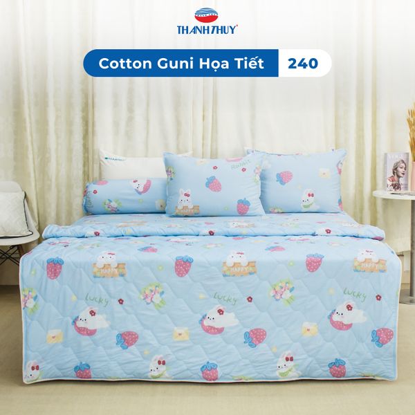  Bộ Ga Bọc Cotton Guni Họa Tiết 240 