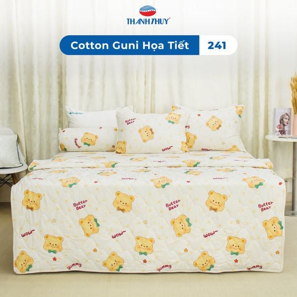  Bộ Ga Bọc Cotton Guni Họa Tiết 241 