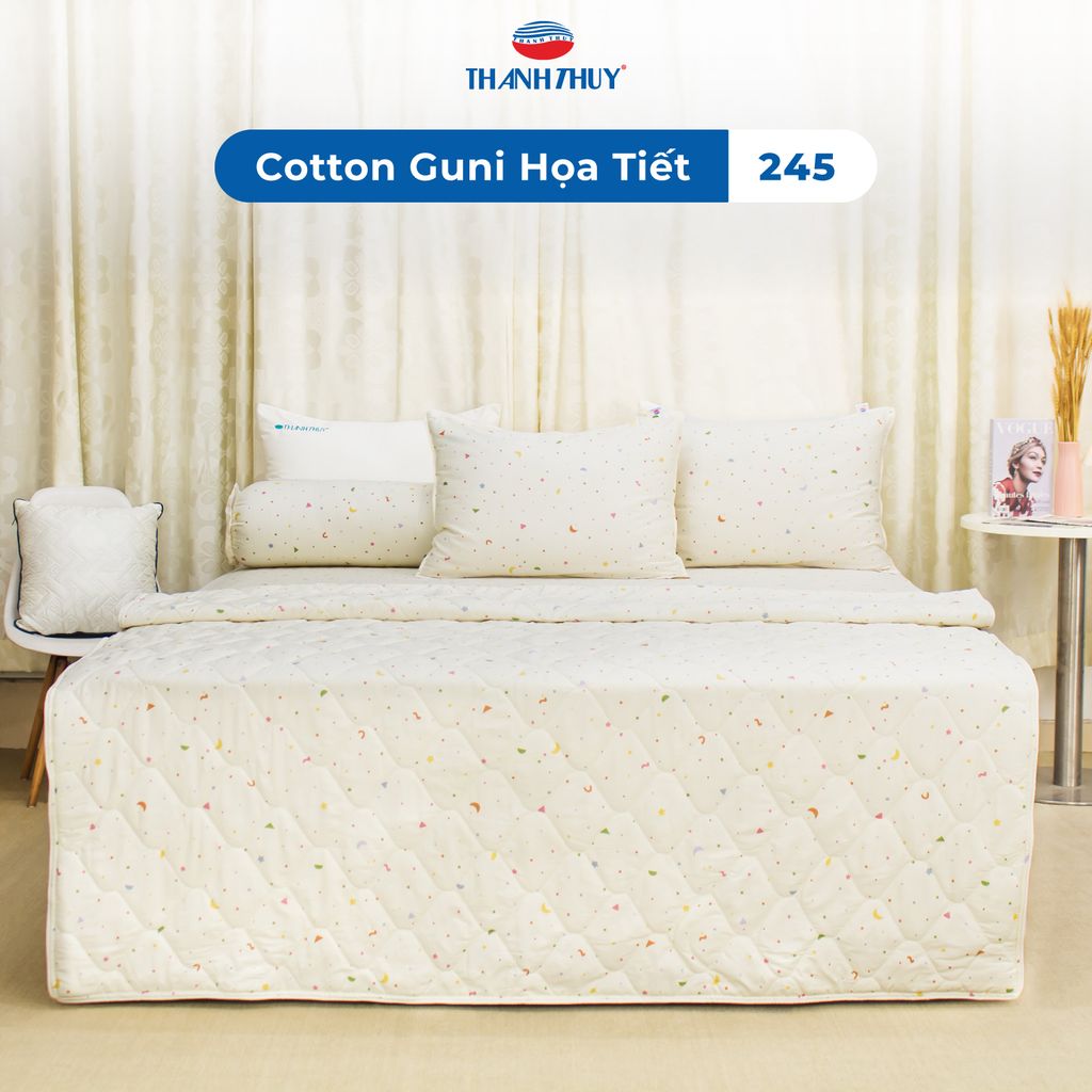  Bộ Ga Bọc Cotton Guni Họa Tiết 245 