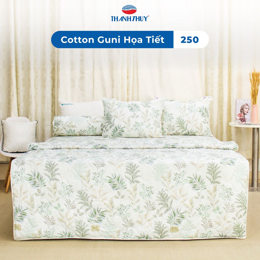  Bộ Ga Bọc Cotton Guni Họa Tiết 250 