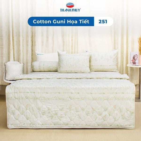  Bộ Ga Bọc Cotton Guni Họa Tiết 251 