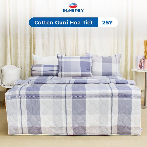  Bộ Ga Bọc Cotton Guni Họa Tiết 257 