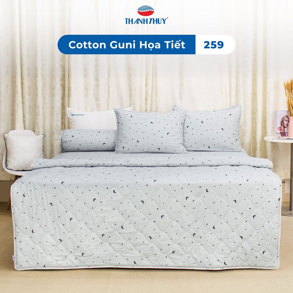  Bộ Ga Bọc Cotton Guni Họa Tiết 259 