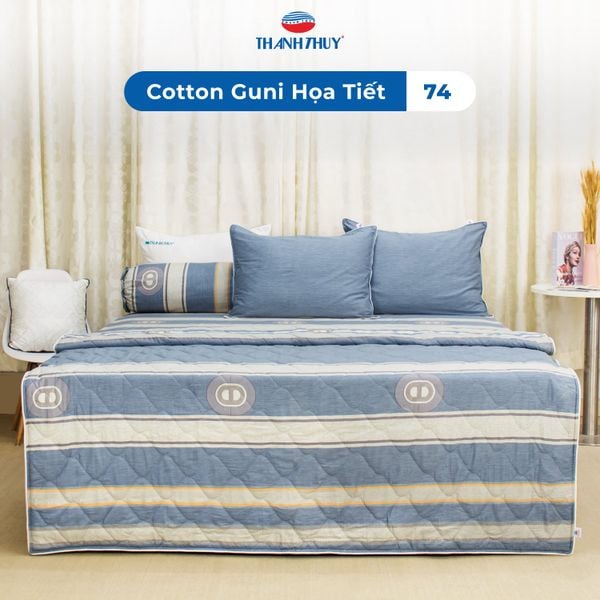  Bộ Ga Bọc Cotton Guni Họa Tiết 74 