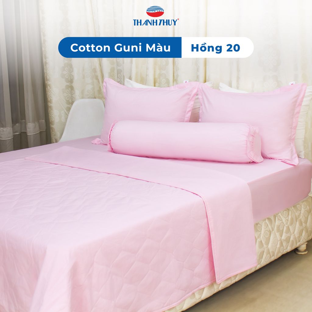  Chăn Lẻ Cotton Guni Màu Hồng (20) 